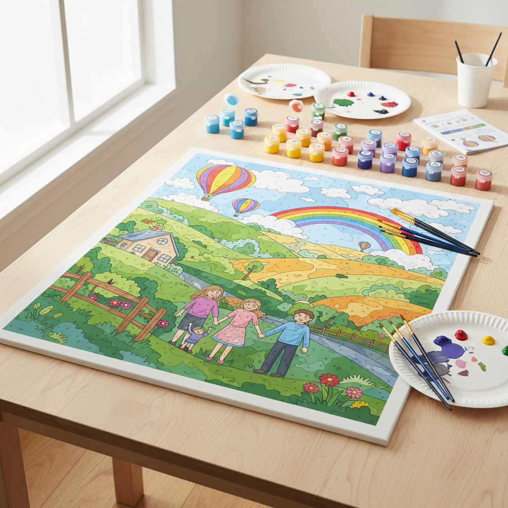 Family Paint-by-Numbers Kit